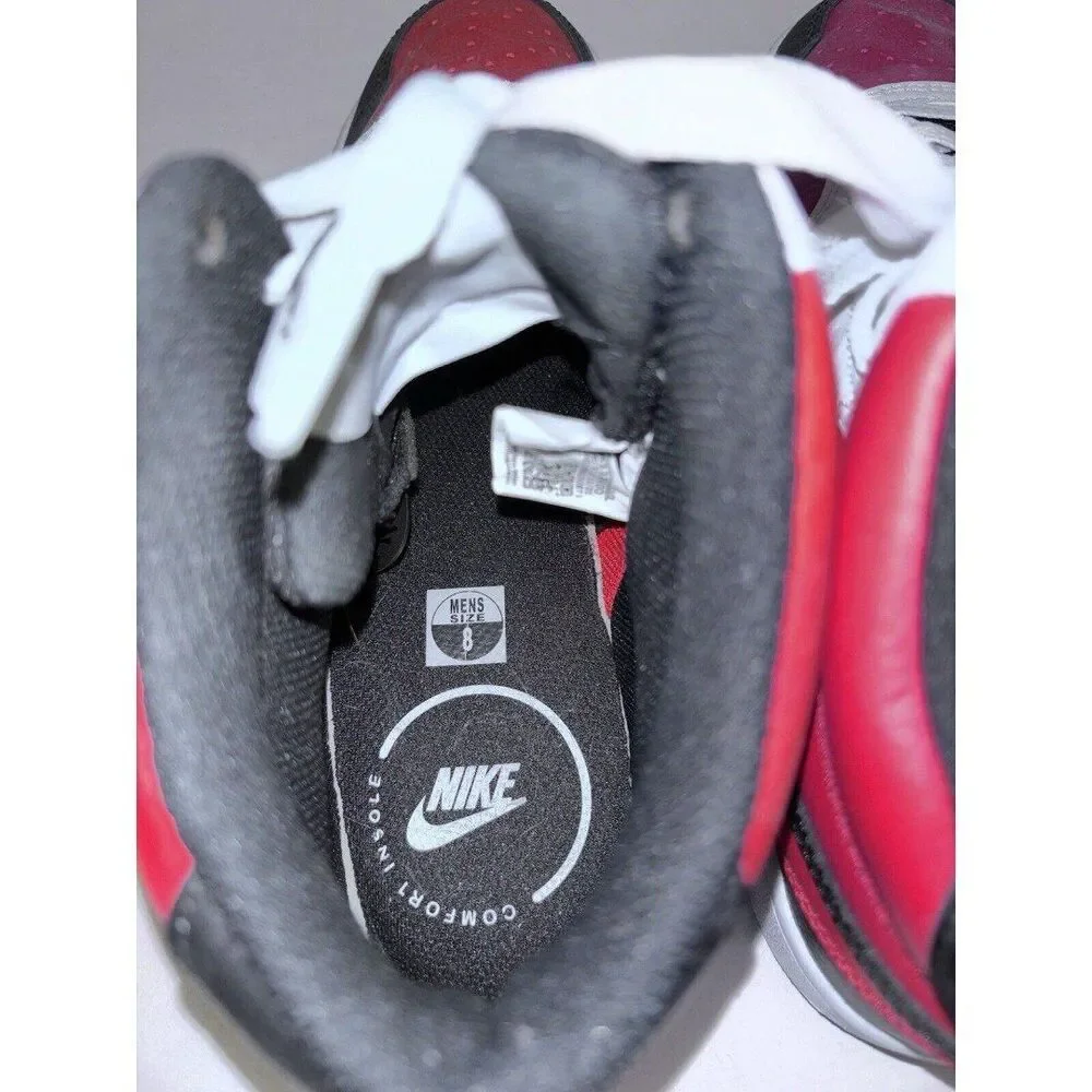 Men’s Nike Court Vision Mid Satin Red Size 8
